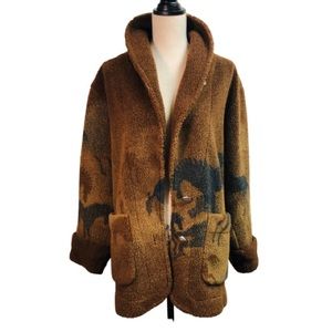 HOST PICK! Vintage Teddy Bear Equestrian Coat